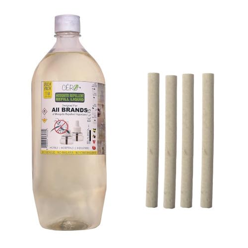 CERO ® Herbal Mosquito Natural oil infused REFILL LIQUID for ALL BRANDS of Vaporiser Machines (1 lit BULK PACK) (B0784JK13Q) Amazon Price History, Amazon Price Tracker
