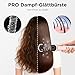 Pro Dampf Glättbürste, PARWIN PRO BEAUTY 3-in-1 Dampf Haarglätter Bürste, LED-Anzeigeleuchte, Ionentechnologie & Dampf für doppelte Pflege, reduziert Schäden, 4 Temperatureinstellungen - Rosa