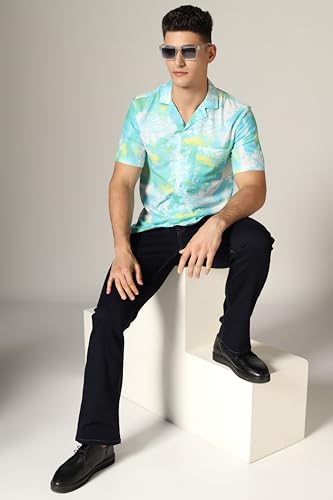 Image of DHRUVI TRENDZ Shirt for Men | Mens Casual Shirt | Men Stylish Shirt | Men Printed Shirt | Men's Regular Fit | Men Formal Shirt | Men's Solid Slim Fit