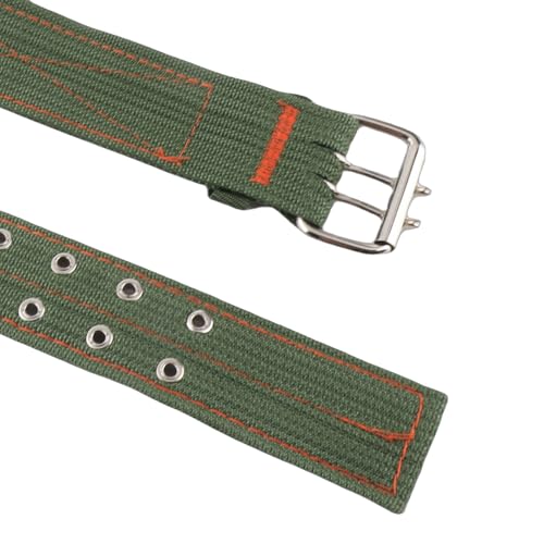 Kuhhalsband, Verstellbares 4-lagiges Canvas Kalbskragen Krawatte Rinderhalsband Halsband mit 2 Reihen Metallschnalle für Pferdeschaf Rinder(#2)