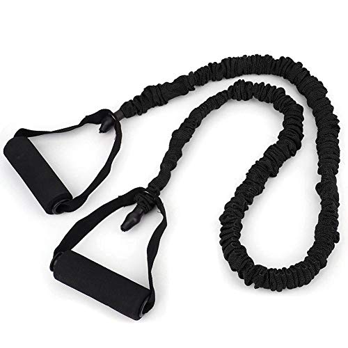 Fitness Equipment Elastic Pull Rope Body Stretch Excerciser Yoga Pull Rope, Fitness Pull Rope, for Home for Gym(Black (30 lbs))