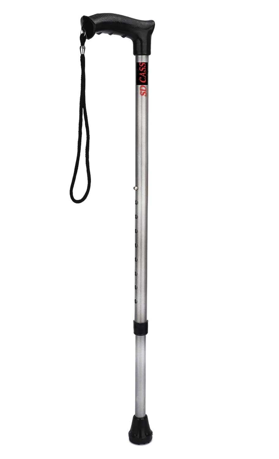 Premium Height Adjustable Walking Stick Support for Men, Women & Old People Heavy Duty Portable| Ideal for Senior Citizen,Old,Light Weight,Medical Walking Stick Metal Steel Stick (Silver Stick) (B0CL3DRJZC) Amazon Price History, Amazon Price Tracker