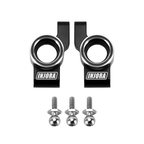 INJORA Aluminum Rear Hubs for 1/24 Buggy Losi Micro-B
