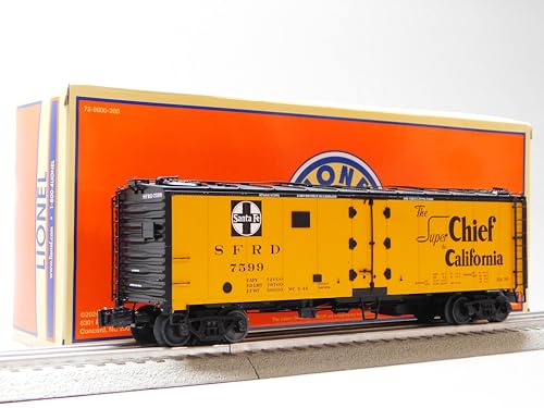 Lionel ATSF Hotbox Reefer #7599 O Gauge Santa fe Rolling Stock Train 2426320