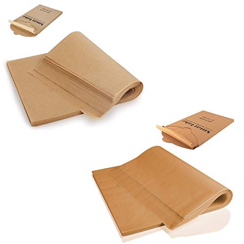 Smartake 200 Pcs 12X16 Inches Parchment Paper Baking Sheets With Smartake 200 Pcs 9X13 Inches Parchment Paper Baking Sheets cover