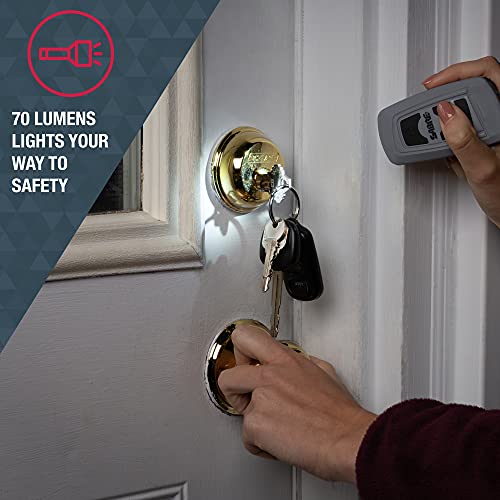 Sabre Compact Stun Gun, Flashlight & Personal Alarm –Rechargeable 3-In-1 Personal Safety Tool W/ Wrist Strap For Quick Access #TOP5