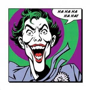 JOKER HA HA HA HA HA Batman DC Comics Art Poster 16 by 16