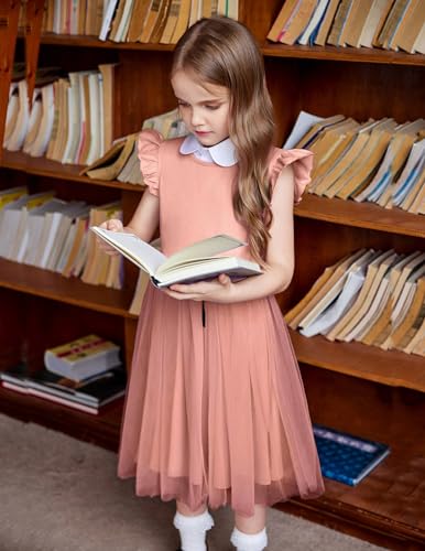 Image of Arshiner Toddler Tutu Dress Little Girls Fluffy Summer Dresses Casual Party Tulle Sundress for Kids 2-6Y