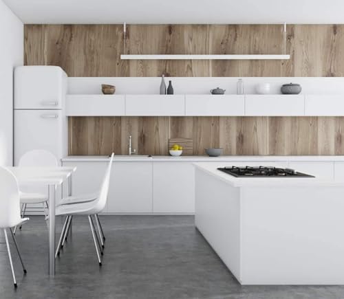 Image of HOME13 White Matte 24 x 48 Self Adhesive Contact Paper Vinyl Wallpaper Wall Cabinets Decorations Waterproof Paper