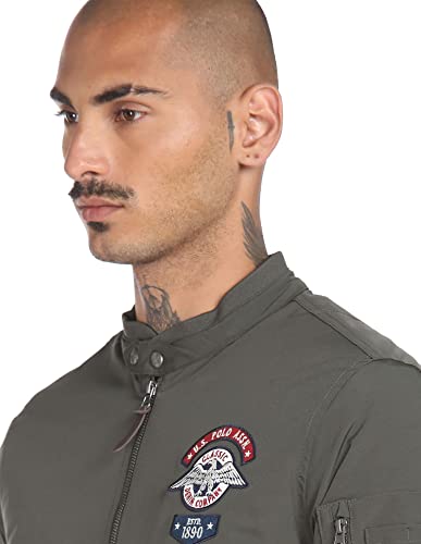 Image of U.S. POLO ASSN. Men's Trench Cotton Blend Standard Length Coat