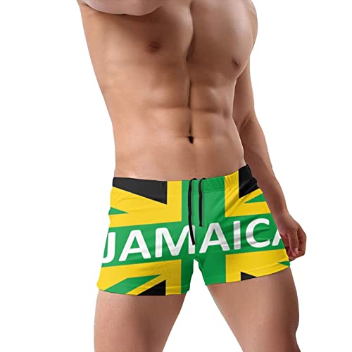 Watercolor Flamingo Pattern Mens Trunks Swimwear Brief Swimsuit Shorts Boxer Pants3