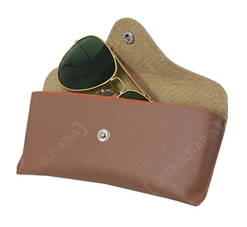 US Vintage Top Gun Pilot Style Aviator Sunglasses with Mirrored, Brown or Green Lenses2