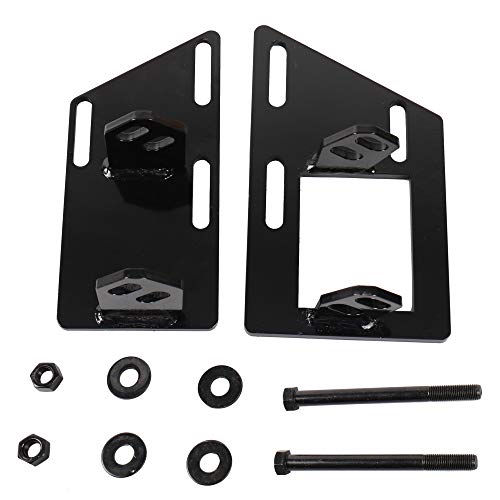 MOSTPLUS - Motor Mount Swap Brackets - Compatible with 1983-2005 Chevrolet S10 S15 Blazer Jimmy Sonoma V8 SBC 350