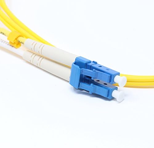 Ultra Spec Cables 3 Meter Singlemode Duplex Fiber Optic Cable (9/125) - LC to LC - Yellow - 2