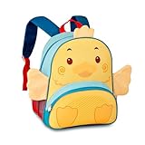 Mochila de Costas Escolar Clio Pets Creche 13' CP2649D (Pintinho)