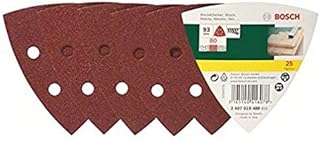 Bosch 2607019489 Sanding Pad Set of 25 Piece for Delta 93 Sanders Grain: 80