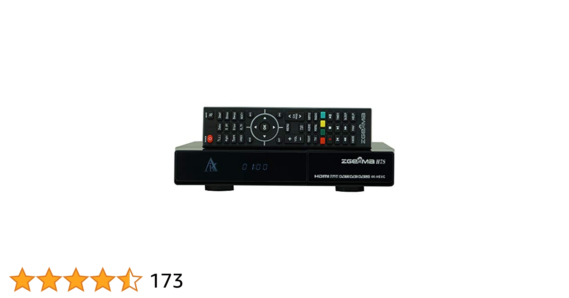 Amazon | ZGEMMA H7S 新4K衛星放送 テレビ 受信機 Linux 2*DVB