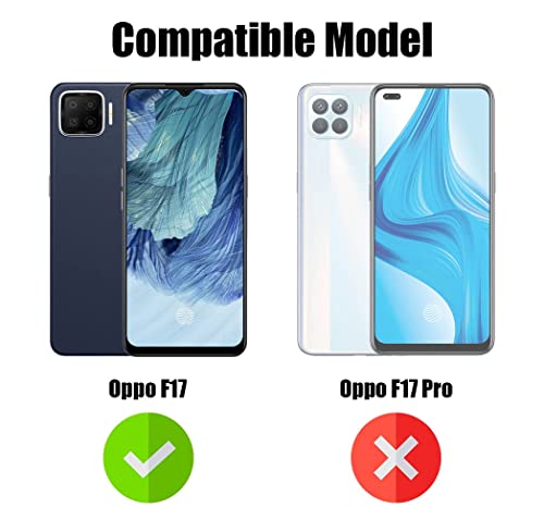 Image of Jkobi Back Cover Case for Oppo F17 (Shockproof with Polycarbonate Clear Panel | Professional Black)