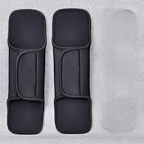 NiuLumea 1 par de cojines de correa de hombro para mochila, almohadillas de esponja que absorben los golpes con diseño antideslizante para evitar la fricción y aliviar las molestias de los hombros