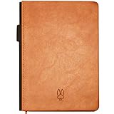 ACE Music Notebook | Leather Hardcover | Songwriting Journal | Staff Paper Notebook (Premium)
