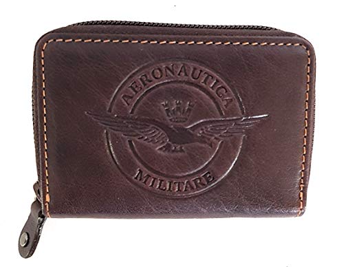 Preisvergleich Produktbild Aeronautica Militare Kartenhalter Eagle AM126 Gold 7x10x3 cm