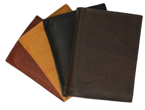 MARSHAL Genuine Leather Bifold Wallet with 2 center Flaps and Coin Purse for Men4