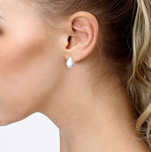 32 Pairs Assorted Stainless Steel Stud Earrings for -s Women Women-Cute Animal Faux Pearl Cat Elephant Sun Moon Star CZ Twise Heart Geometric Pattern Small Statement Bar Stud Earring Set (#2) - Thumbnail 5