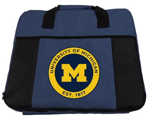 Michigan Wolverines Seat Cushion Officially Licensed Collegiate Product Navy