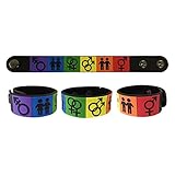 Compra con confianza. Ibestbuysell LGBT - Pulsera de Goma con diseño de arcoíris