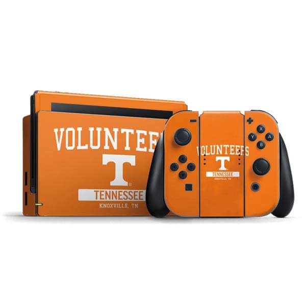 Skinit Decal Gaming Skin Compatible with Nintendo Switch Bundle - Officially Licensed University of Tennessee-Knoxville Volunteers Design