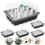 Easy to transplant-We have equipped each cell plant starter trays with a seedling puller reusable, each plant germination tray with 12 pullers. The germination seedlings need to be removed from the cells for planting after the seeds germinate and gro...