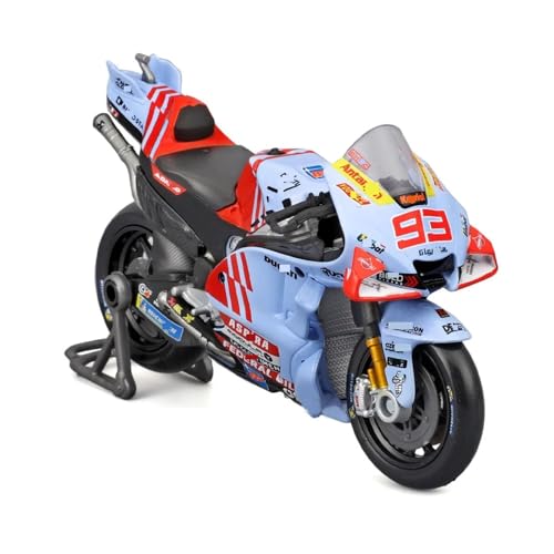 HTLNUZD 2024 1/18 GP23#93 Motocicleta Miniatura Aleación miniatura 5