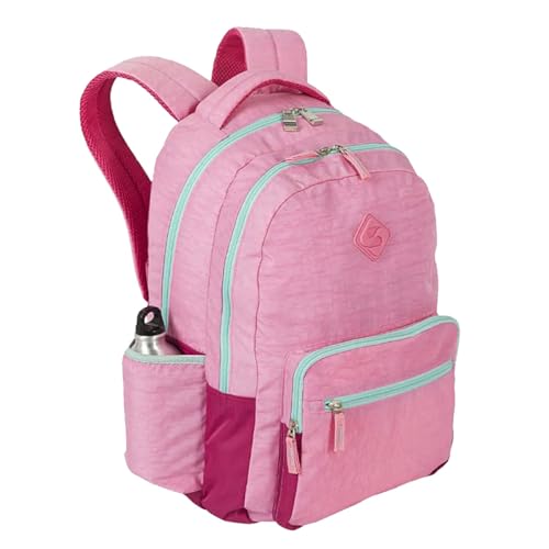 Sestini, Mochila Costa Sestini Crinkle 4 College Faculdade Anti Furto Cor:Pink