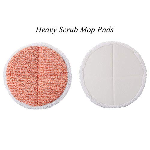 Mop Pads Replacement for Bissell Spinwave 20393 2315A 2037 2124 Series Powered Hard Floor Mop (4 Heavy Scrub Pads) - Thumbnail 2