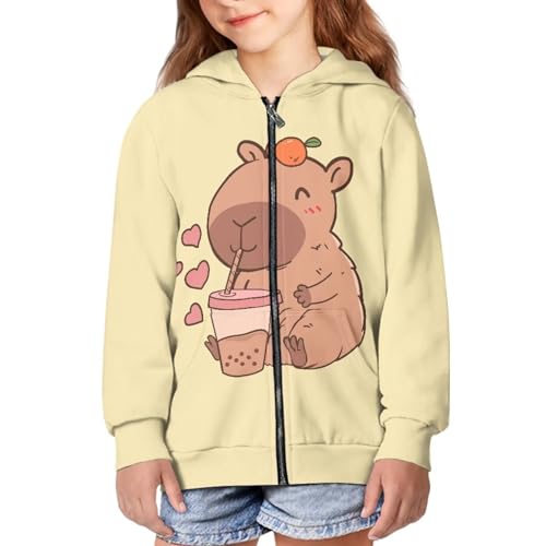 Image of Biyejit Kids Novelty 3D Graphic Printed Hooded Sweatshirt