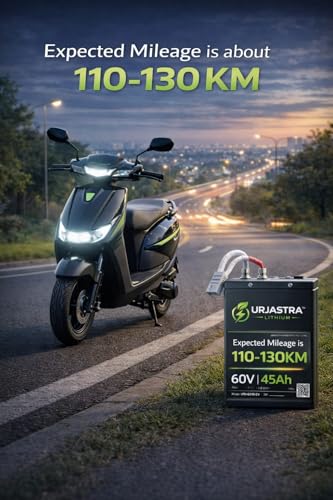 Image of 60V 45Ah LiFePO4 Lithium Battery for Electric Scooter & EV | 2.7kWh High Capacity EV Battery Pack | Smart BMS Protection | 3000+ Cycles | Fast Charging | Metal Body | 3 Years Warranty