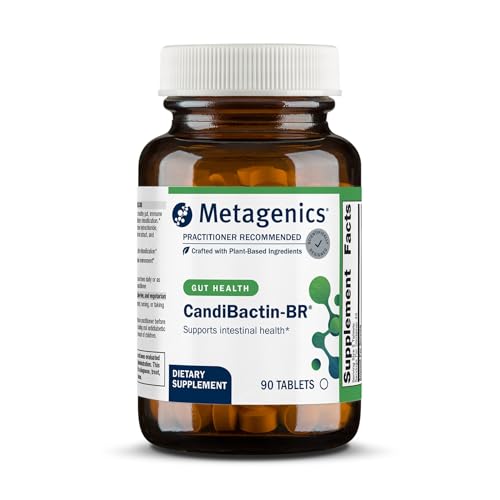 Metagenics CandiBactin‑BR - Concentrated Berberine for Intestinal Support* - 400 mg Berberine HCl per Serving with Oregon Grape & Coptis Root* - Supports Gut Health & Microbial Balance* - 90 Tablets