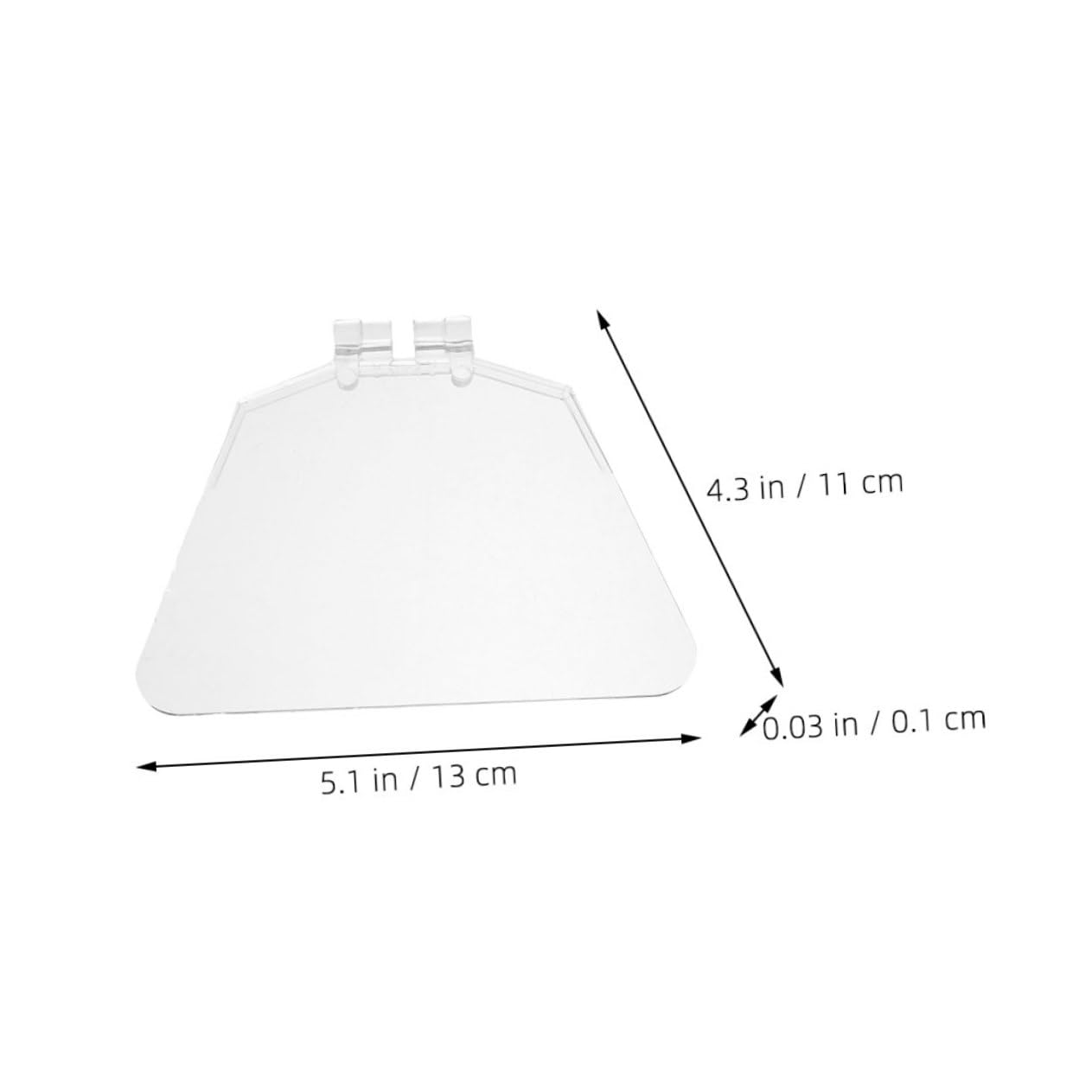 OSALADI 4 Pcs Eye Shield Kit Durable Guard Device for Grinding Tasks Easy to Replace Larger Surface for Safety Essential Eye Protection for Workshop Use