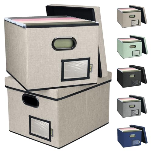BALEINE File Organizer Box with Lid