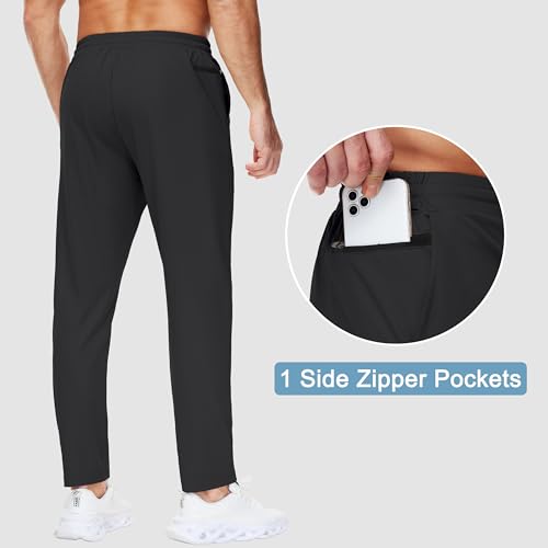 29"/34"/36" Inseam Men's Sweatpants with Zipper Pockets Men Joggers Running Workout Athletic Gym Track Tall Pants2
