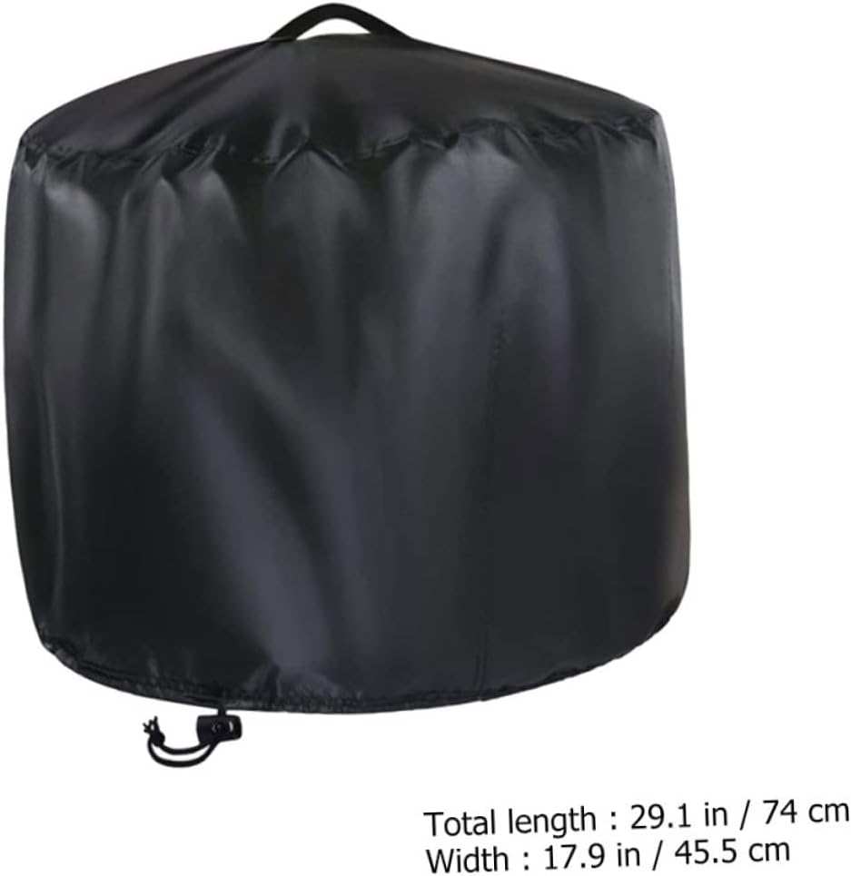 Outdoor Fireplace Cover Barbecue Stove Cover Fire Pit Round Fire Pit Hood Water-resistant