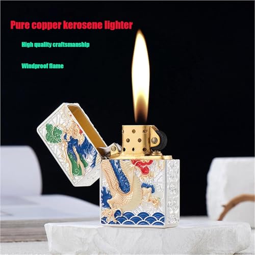 Encendedor de queroseno resistente al viento y recargable para barbacoas 3