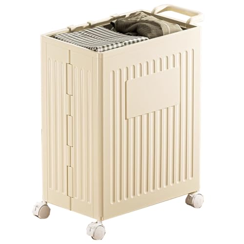 Panier à linge étroit et fin pour buanderie et chambre d'étudiant compacte