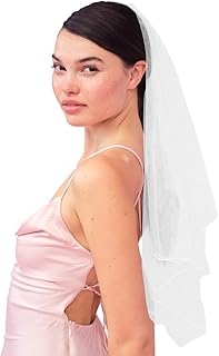 xo, Fetti Bachelorette Party Bridal Veil, Surged Edge | Headband Decorations, Bride To Be Gift, Bridal Shower, Wedding