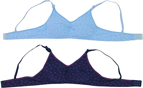 ToBeInStyle Girls' Junior Pack of 6 Soft Cup Wireless Training Bras - A Cup3