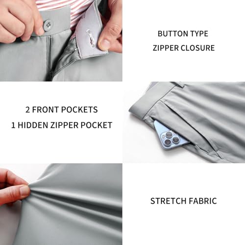 Image of M MAELREG Golf Pants Men Quick Dry - 30 inch /32 inch /34 inch Stretch Lightweight 5 Pockets Water-Resistant Casual Mens Dress Pants