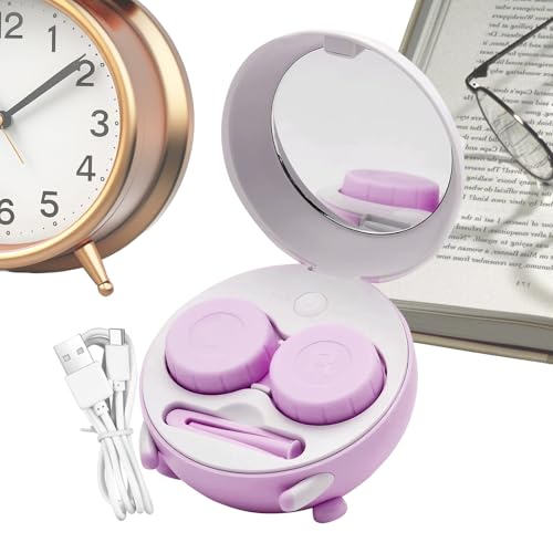 Kit de limpieza de lentes para evitar irritaciones con estuche óptico recargable 7