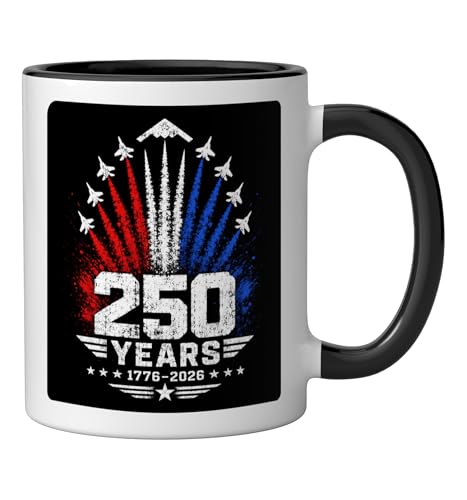 Mug cerámico 11 onzas negro y blanco miniatura 2