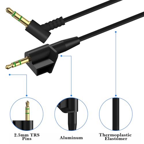 Cable de audio auxiliar Linkidea para Bose AE2 1.7 m miniatura 3