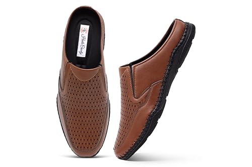 Image of Heels County Backless Sandals for Men | Open Sandals | Half Sandals